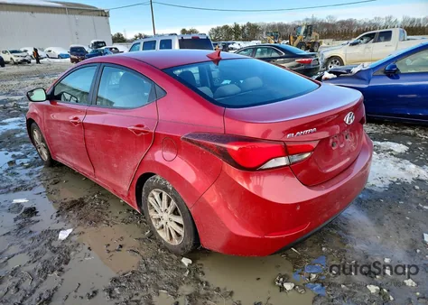 2014 Hyundai Elantra Se из США, поврежденный, VIN KMHDH4AE7EU027980